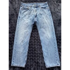 Levi's Men's 505 Jean Regular Fit Straight Leg Blue Denim Size 36